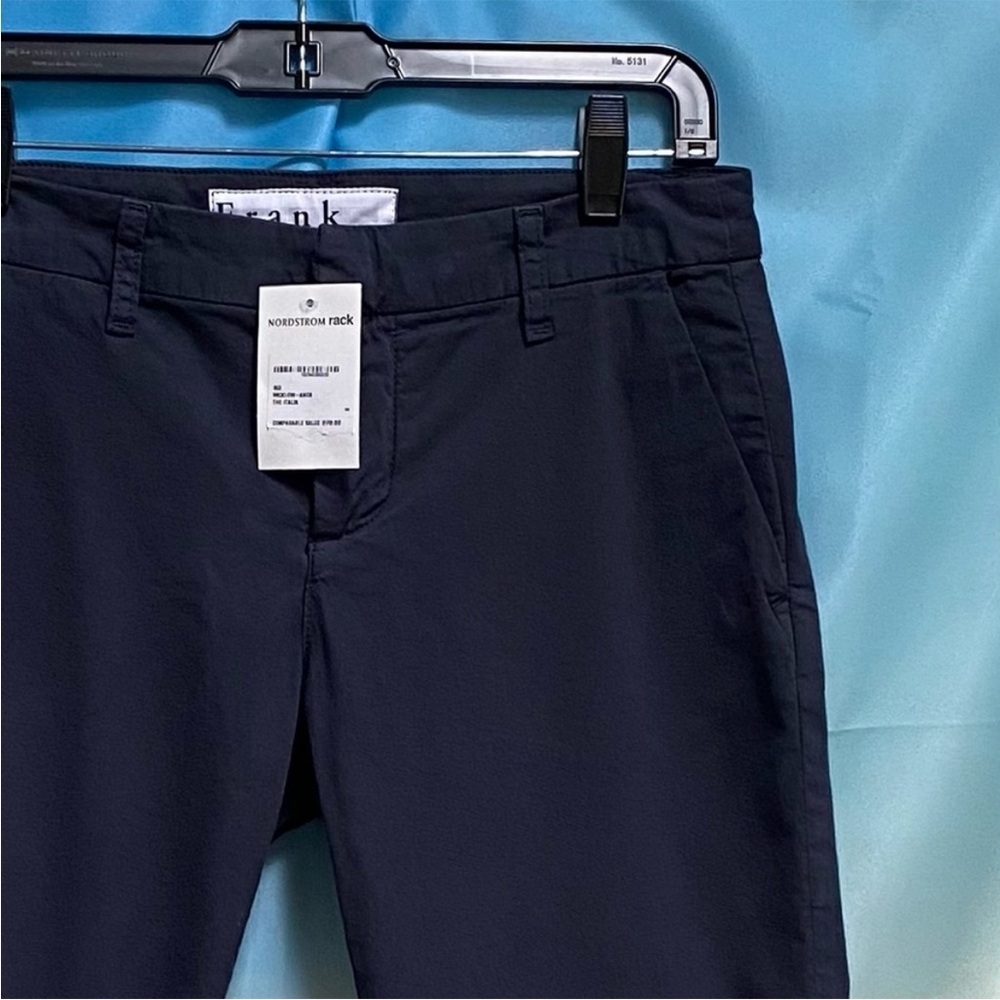 NWT $288 Frank & Eileen WICKLOW Italian Crop Chino Italian Performance Twill 00 - Picture 3 of 14